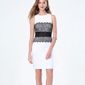 Black and White Bebe Dress